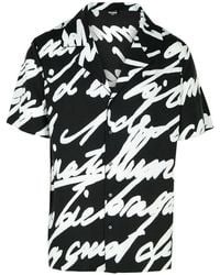 Balmain - Twill Print Shirt - Lyst
