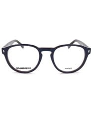DSquared² - Round Frame Glasses - Lyst