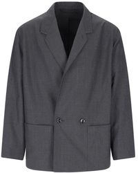 Lemaire - Deconstructed Poly Wool Blazer - Lyst
