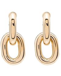 Paco Rabanne Chain Link Earrings Gold - Metallic