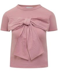 Ambush - T-Shirt With Bow - Lyst