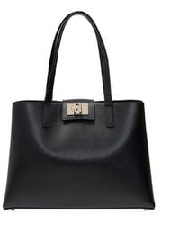 Furla - Shopping 1927 L Leather Tote - Lyst