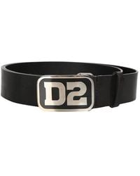 DSquared² - Logo Buckle Belt - Lyst