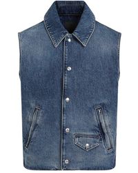 Givenchy - Seeveess Deni Vest - Lyst