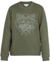 KENZO Cotton Tiger Motif Embroidered 
