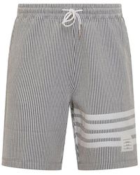Thom Browne - 4-bar Stripe Track Shorts - Lyst