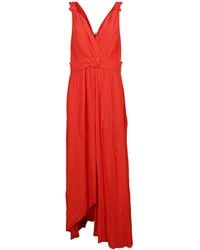 Pinko Viscose Dress - Red
