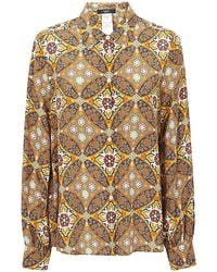 Weekend by Maxmara - Classic All-over Printed Shirt - Lyst