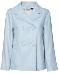 Max Mara - Kasia Double-Breasted Long-Sleeved Jacket - Lyst