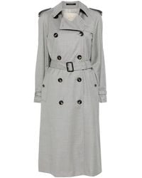 Montecore - Double-Breasted Trench Coat - Lyst