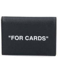 Off-White c/o Virgil Abloh Quote Leather Card Holder - Black