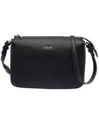 Liu Jo - Logo Lettering Zipped Crossbody Bag - Lyst