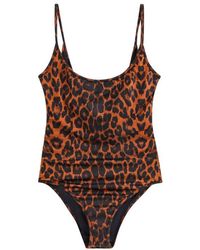 Tom Ford - Cheetah Printed One-piece Swimsuit - Lyst
