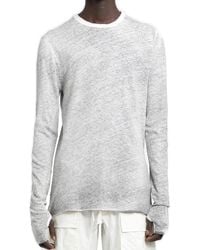 Thom Krom - Long Sleeved Crewneck T-shirt - Lyst