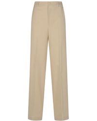 Moncler - Corduroy High-Waisted Trousers - Lyst