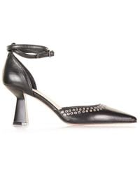 Janet & Janet - Studded Ankle-strap Pumps - Lyst
