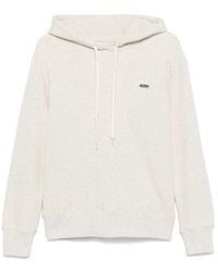 Autry - Logo-Embroidered Drawstring Hoodie - Lyst