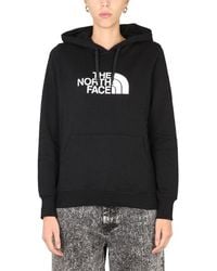 The North Face - Cotton Sweatshirt With Logo Embroidery - Lyst