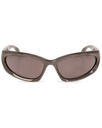 Balenciaga - Eyewear Swift Oval Sunglasses - Lyst