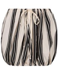 Philosophy Di Lorenzo Serafini - Cotton Mini-Skirt - Lyst