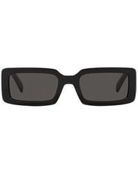 Dolce & Gabbana - Rectangular Frame Sunglasses - Lyst