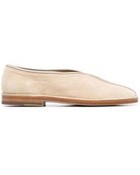 Lemaire Piped Slip-on Flat Shoes - Pink
