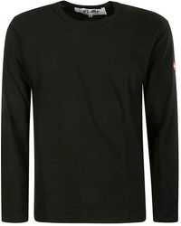 COMME DES GARÇONS PLAY - Long Sleeved Crewneck T-shirt - Lyst
