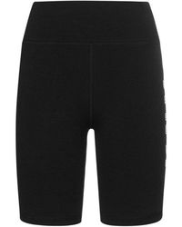 DKNY - High Waist Stretched Cycling Shorts - Lyst
