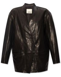Isabel Marant - Leather Jacket 'Ikena' - Lyst