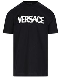 Versace - Logo Print T-shirt - Lyst