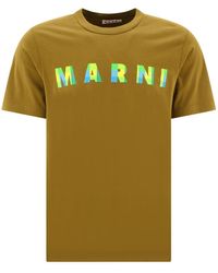 Marni - "Gingham" T-Shirt - Lyst