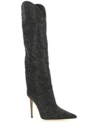 Alexandre Vauthier - Pointed-toe High-knee Boots - Lyst