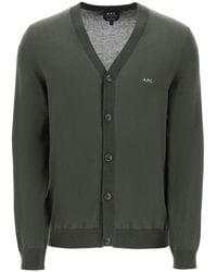 A.P.C. - Cotton Curtis Cardigan For - Lyst