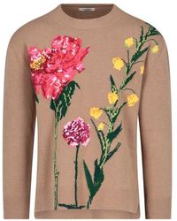Valentino - Flowersity Intarsia Knit Sweater - Lyst