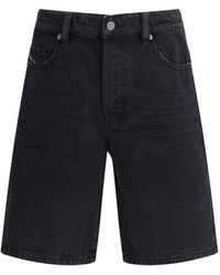 DIESEL - Denim Shorts - Lyst