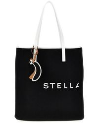 関税送料無料【Stella McCartney】Bananatex shoulder tote Buy Stella McCartney Brown Logo Tote Bag in Bananatex