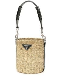 prada rattan bag