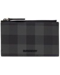 Burberry - Card Holder With Logo - Lyst