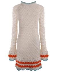 Sportmax - Crochet Cotton Dress - Lyst