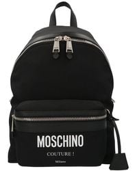 Moschino - Couture Logo Printed Backpack - Lyst