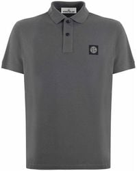Stone Island - Compass Patch Short-sleeved Polo Shirt - Lyst
