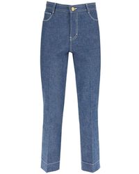Tory Burch - Cropped Jeans - Lyst
