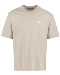Acne Studios - Cotton Crew-neck T-shirt - Lyst