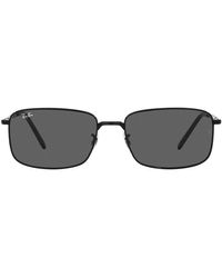 Ray-Ban - Rectangle Frame Sunglasses - Lyst
