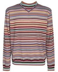 Paul Smith - Striped Multicolor Sweater - Lyst