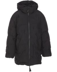 Ganni - Hooded Quilted Shell Jacket - Lyst