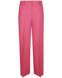 MSGM - Concealed Classic Trousers - Lyst