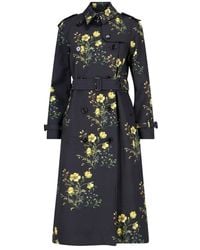 Burberry - "' Flower Trench Coat - Lyst