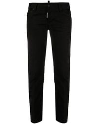 DSquared² - Icon Skinny Cropped Jeans - Lyst