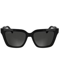 Lacoste - Monogram Rectangle Frame Sunglasses - Lyst